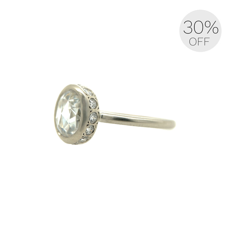 Rose-Cut Moissanite Athena Canopy Ring