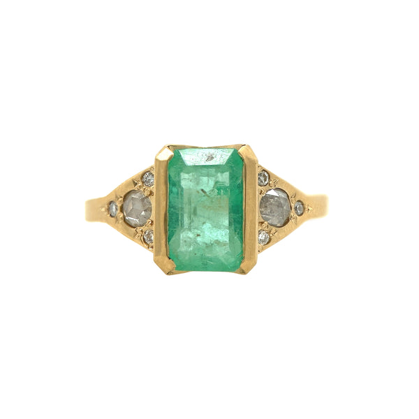 1.9ct Emerald Juliet Ring