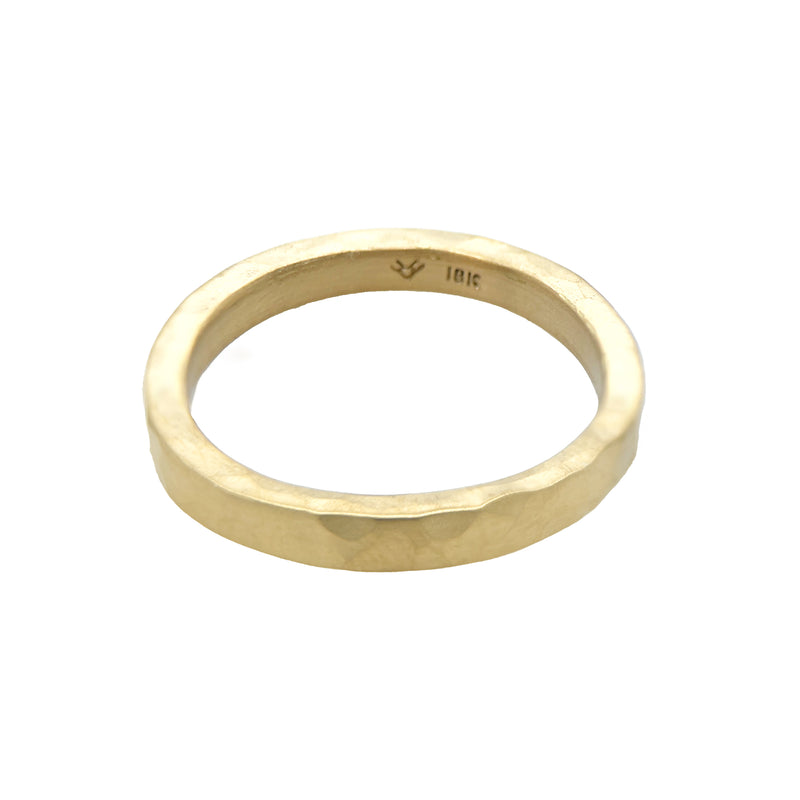 Rectangular Bands Hammered Rectangular Band – LORAK JEWELRY