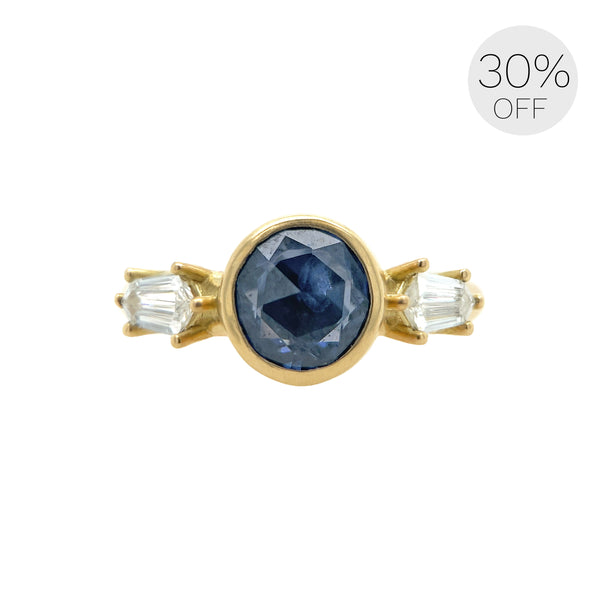 June Ring - 1.3ct Rosecut Sapphire
