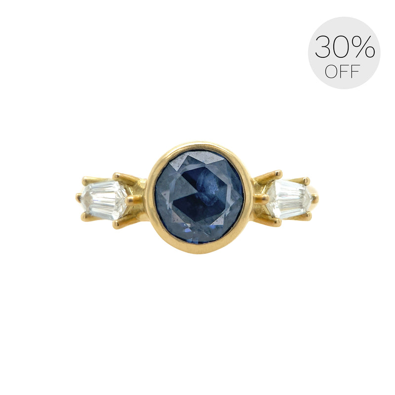June Ring - 1.3ct Rosecut Sapphire