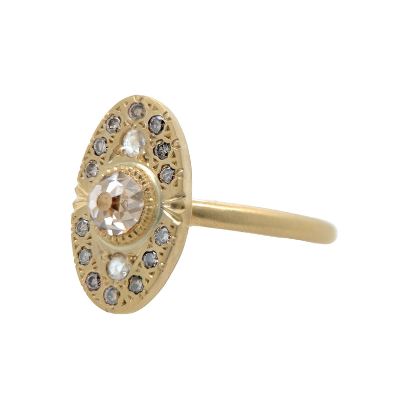 Mughal Cut Diamond Ring