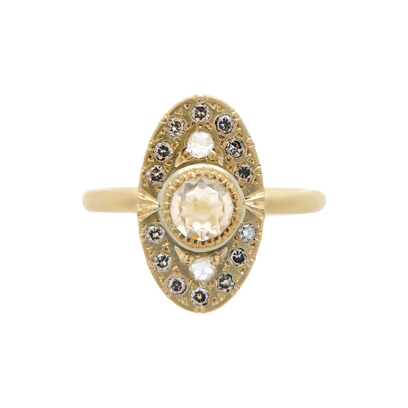 Mughal Cut Diamond Ring