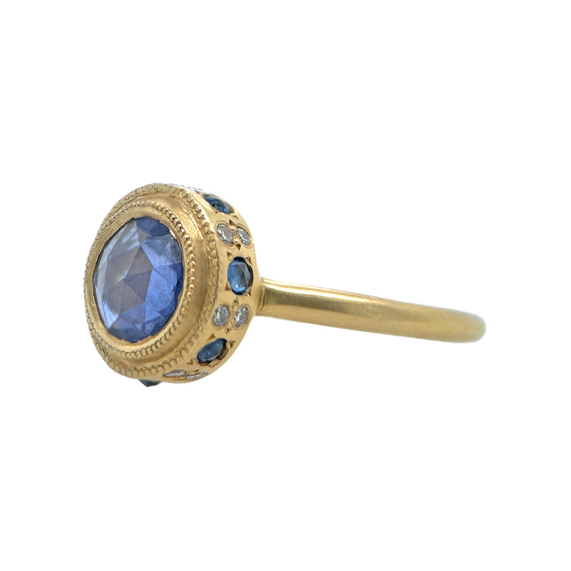 Sapphire Canopy Ring