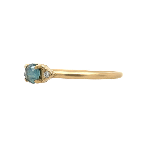 Montana Sapphire Aster Stacking Ring