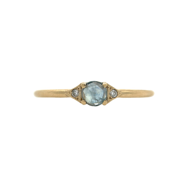 Montana Sapphire Aster Stacking Ring