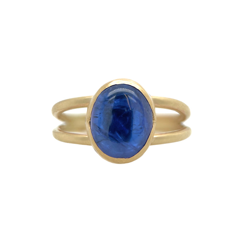 Tanzanite Tulip Temple Ring