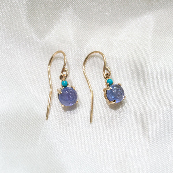 Gold Duo Drop Earrings