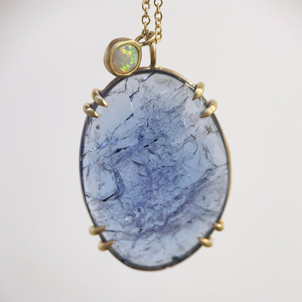 Large Tanzanite Necklace
