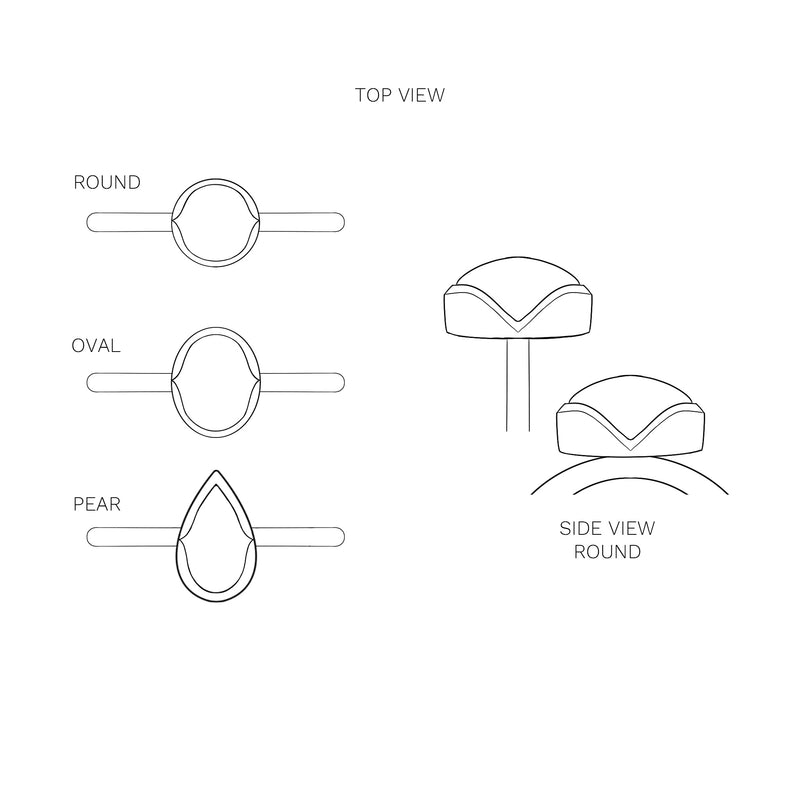 Tulip Bezel Semi-Mount