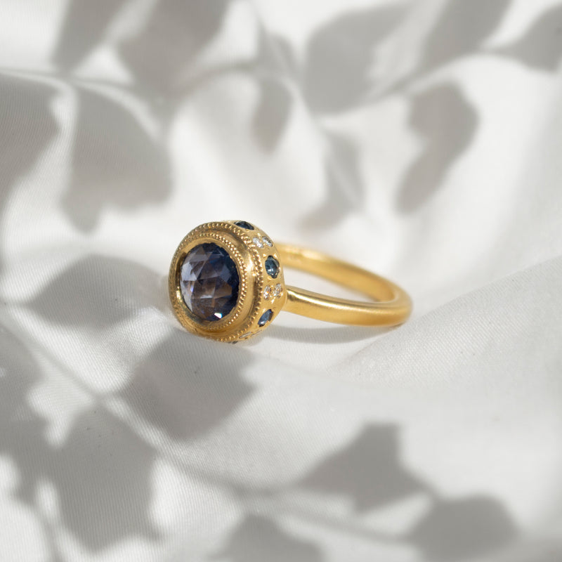 Sapphire Canopy Ring