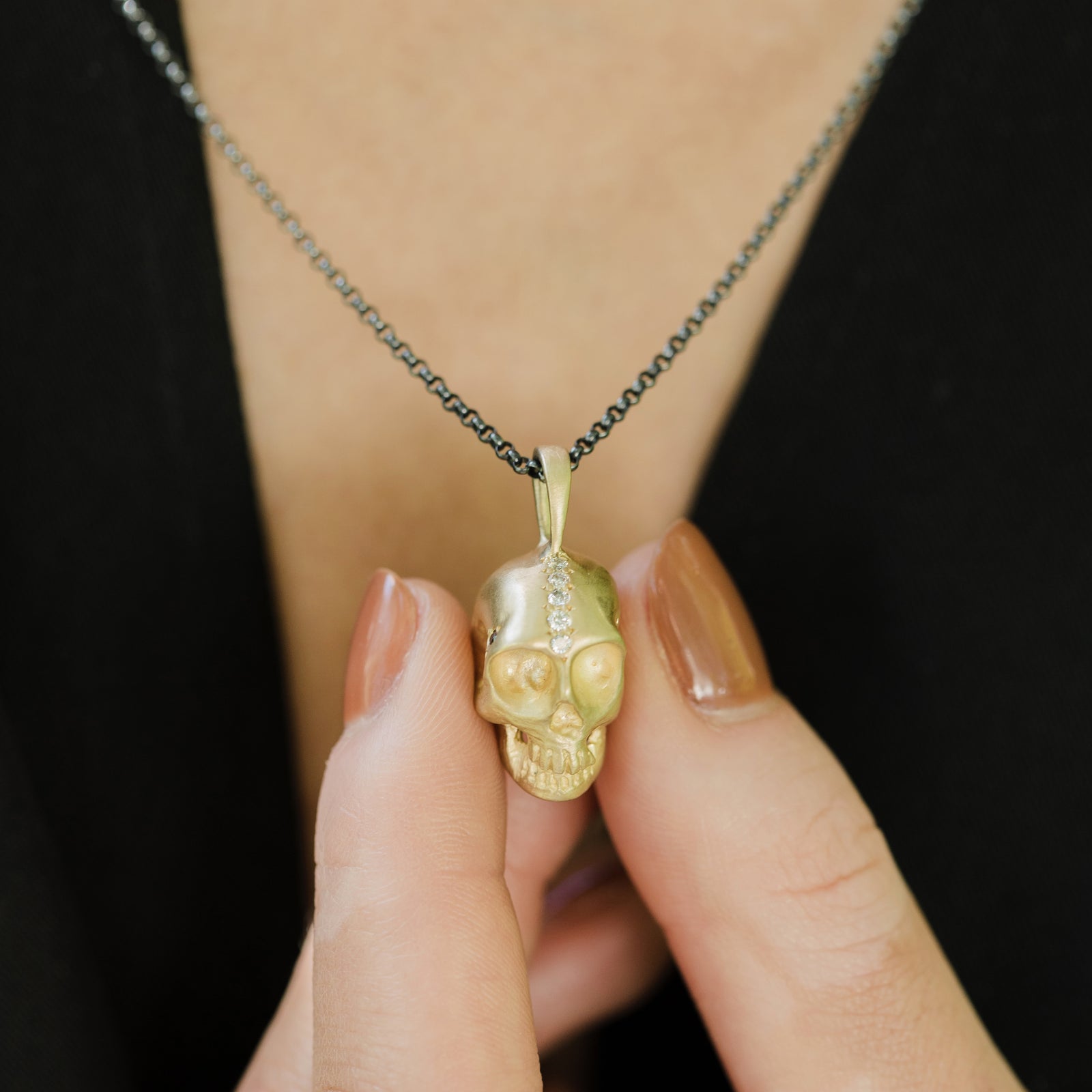 Full Skull Necklace – LORAK JEWELRY