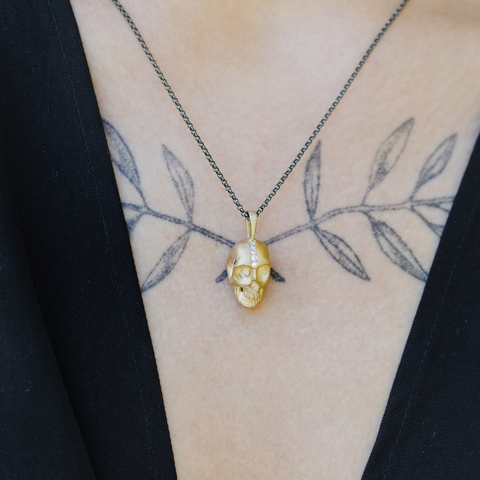 Full Skull Necklace – LORAK JEWELRY