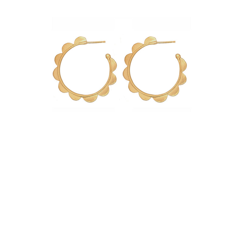 Large Scallop Hoops